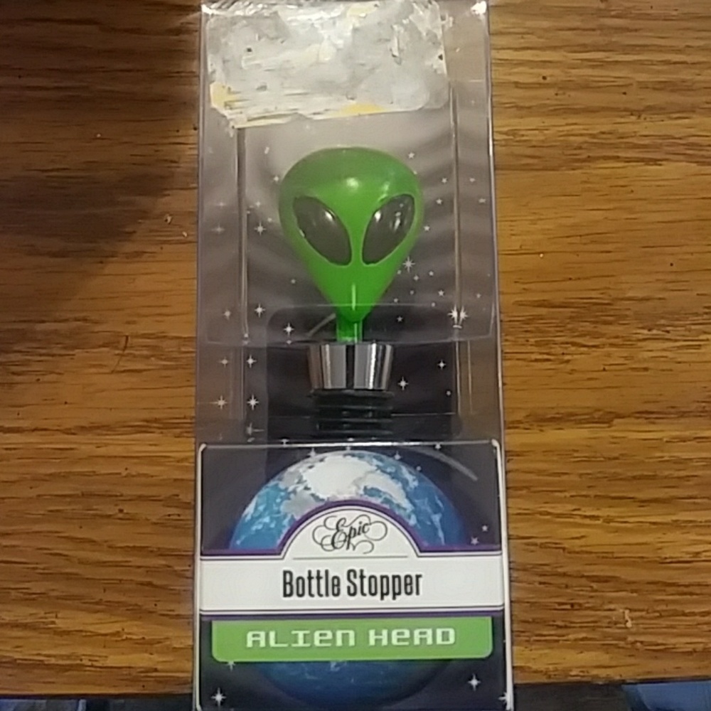alien wine bottle stopper